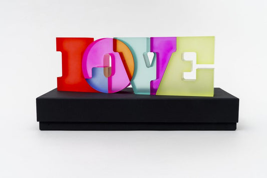 Pre-Order: LOVE Translucent sculpture - 4 Art Partners