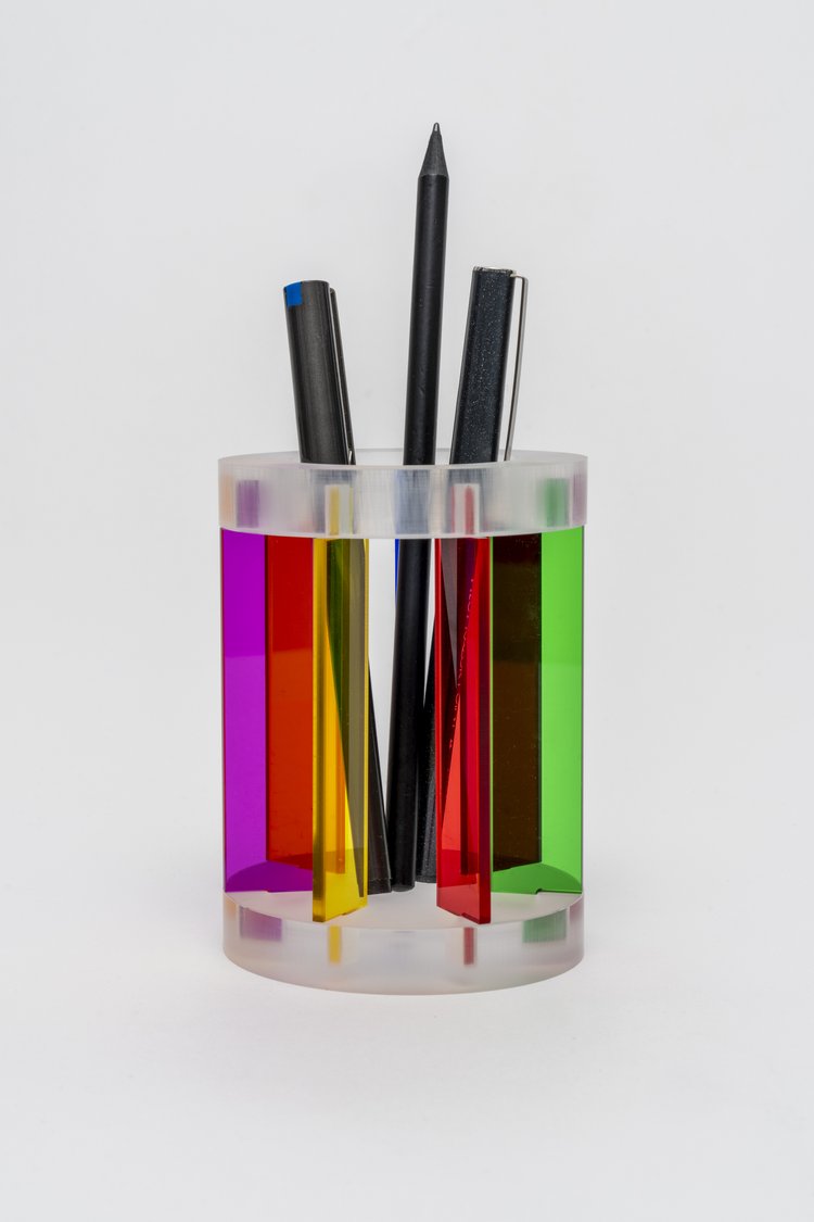 designer pencil cup