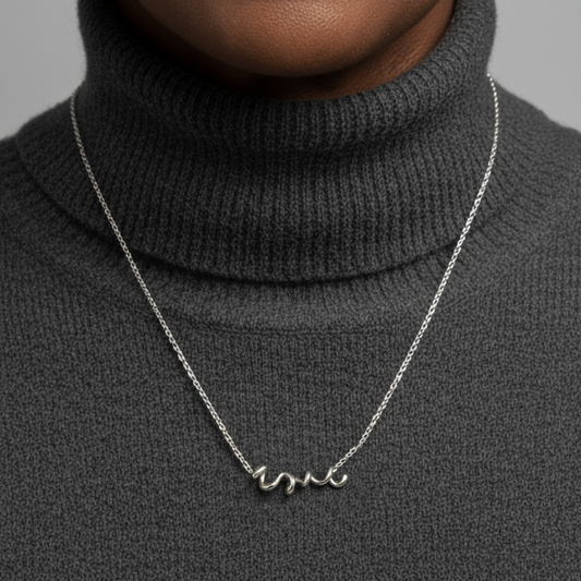 Love Necklace - Sterling Silver