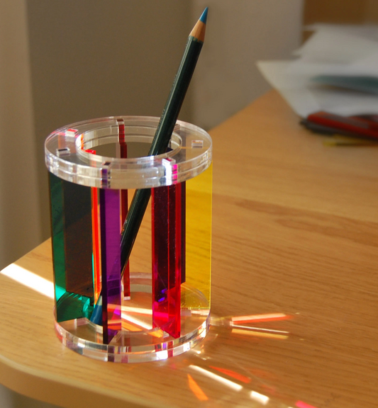 colorful pencil cup