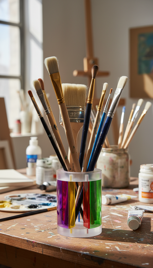 Rainbow Pencil Cup