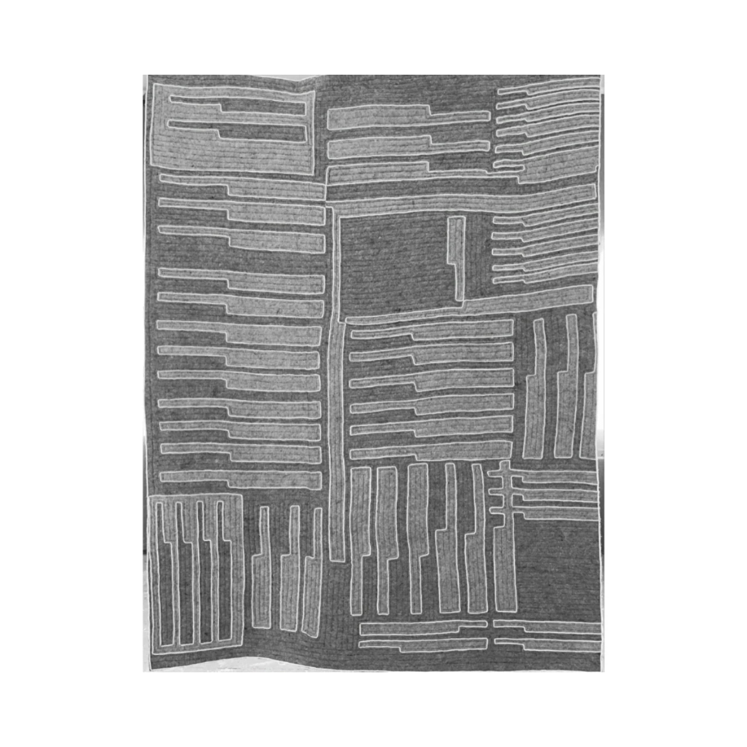 VSU 61.1 Vectors Shyrdak Rug - 4 Art Partners