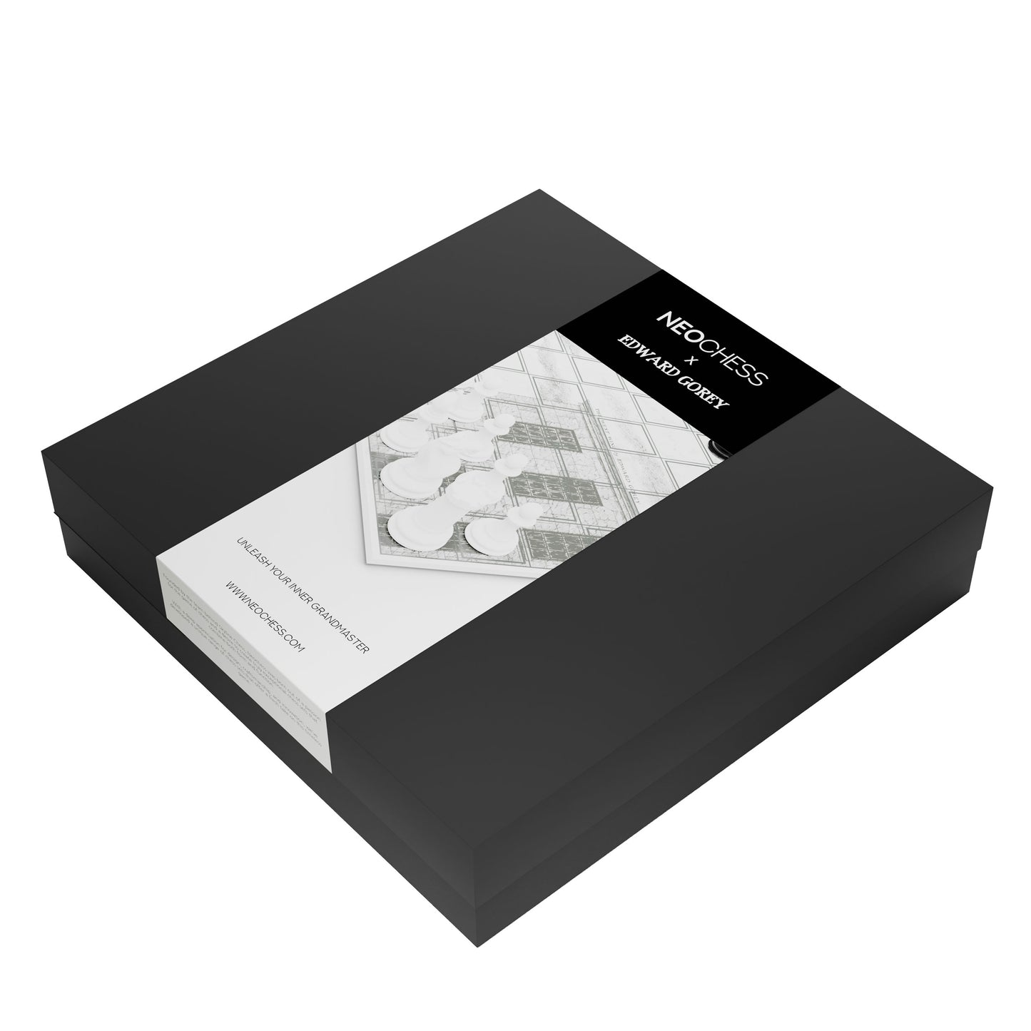 Gorey White Marble Charater Chessboard