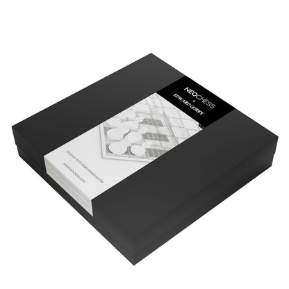 Gorey White Marble Charater Chessboard