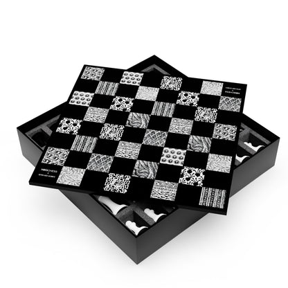 Gorey Black Patterned Chessboard
