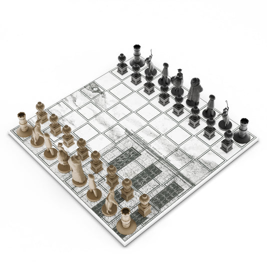 Gorey Bronze Marble Chessboard