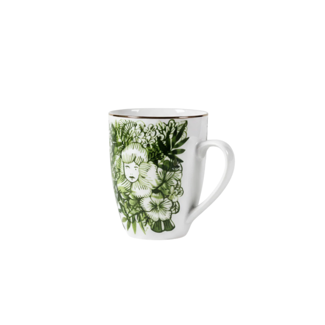 Voragine Porcelain Mug set of 2