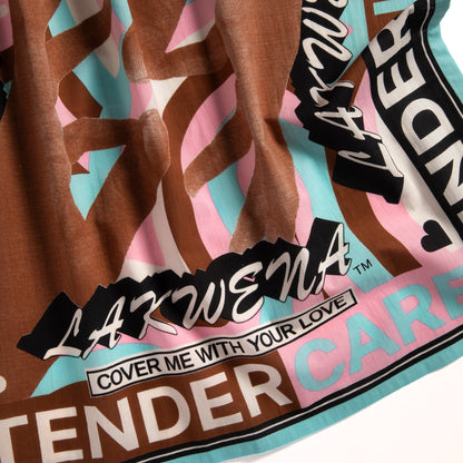 Tender Loving Care Bandana – Blue / Pink - 4 Art Partners