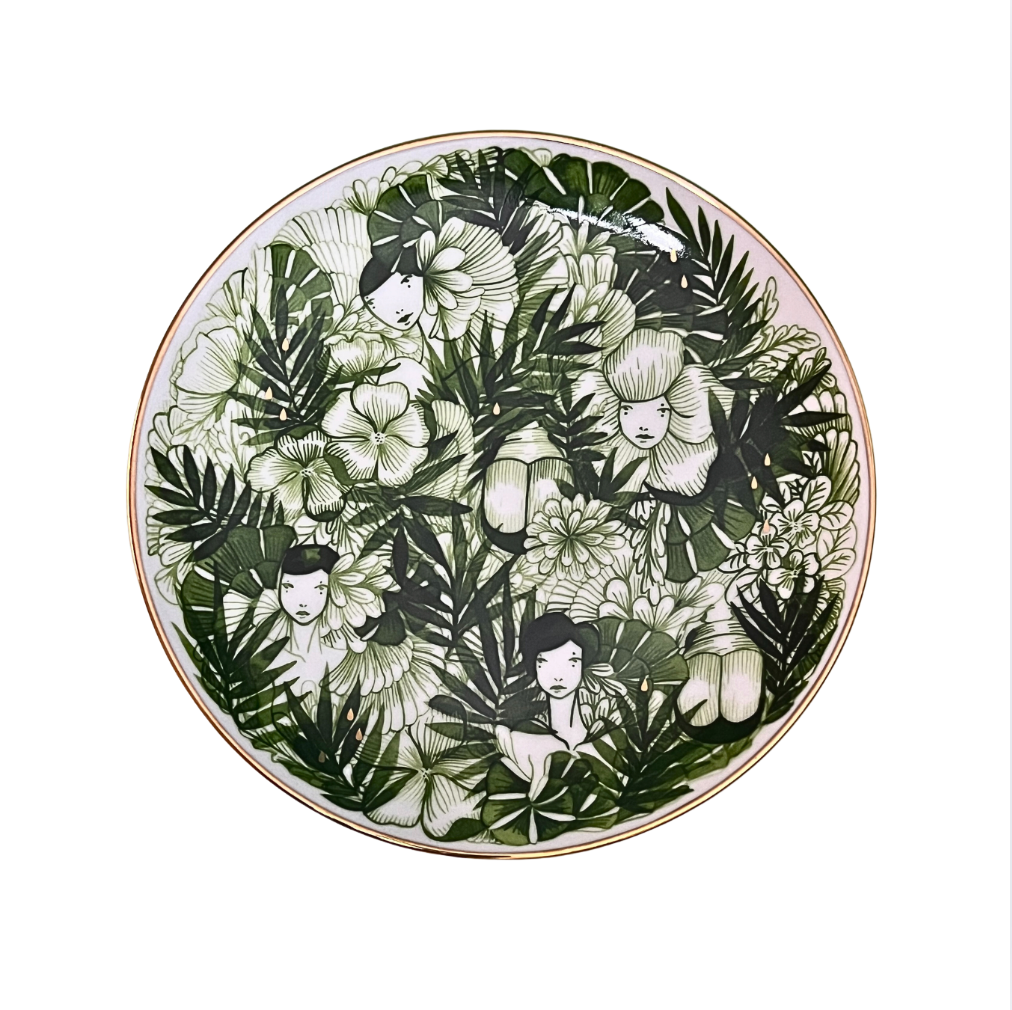 Voragine Salad Dessert Plate - 4 Art Partners
