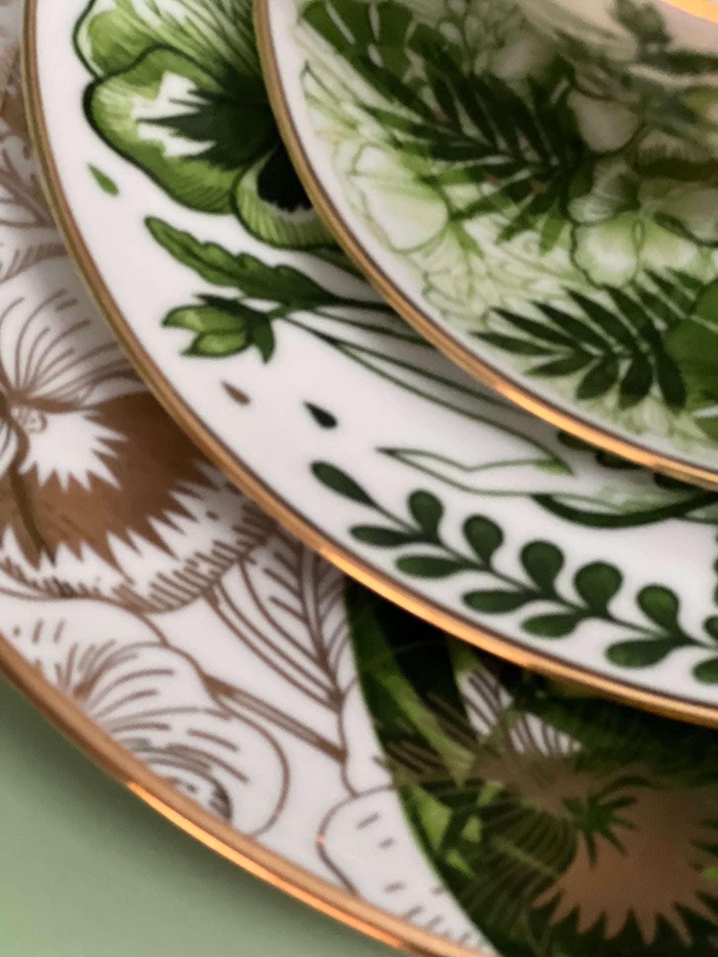Voragine Salad Dessert Plate Detail