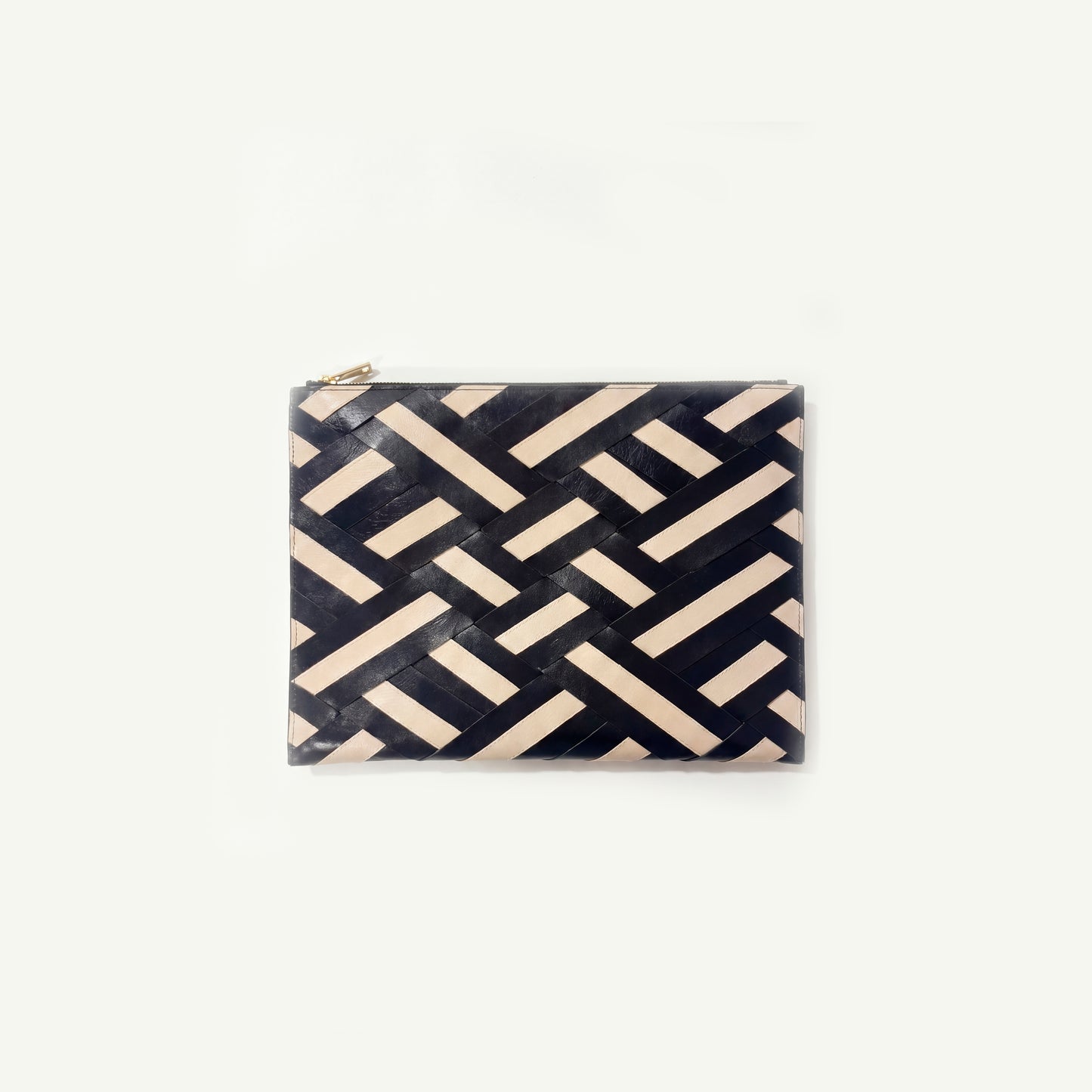 Handwoven Leather Laptop Sleeve