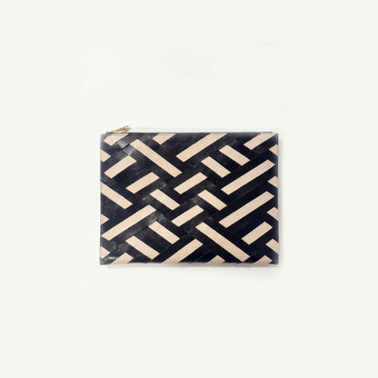 Handwoven Leather Laptop Sleeve
