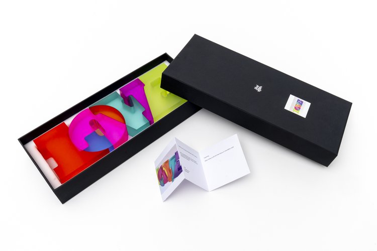Pre-Order: LOVE Translucent sculpture - 4 Art Partners