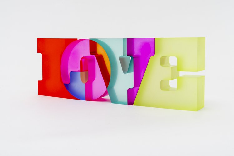 Pre-Order: LOVE Translucent sculpture - 4 Art Partners
