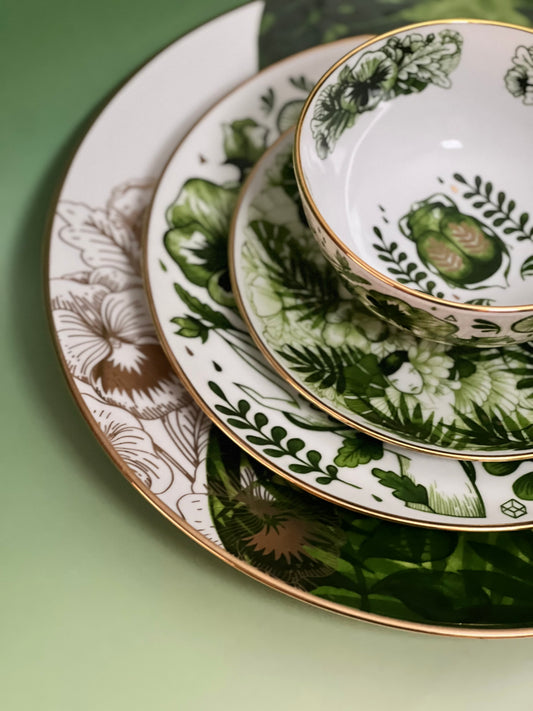 Voragine Salad Plate Set