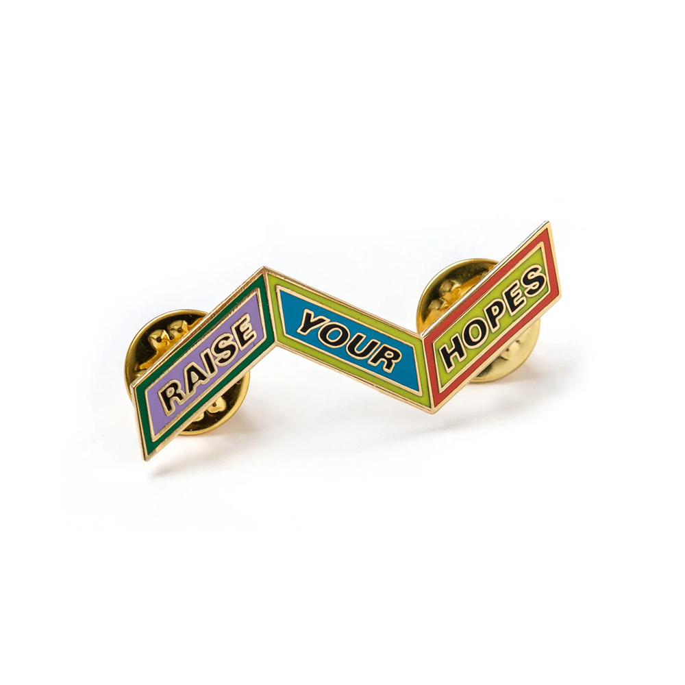 Raise Your Hopes Enamel Pin - Lakwena - 4 Art Partners