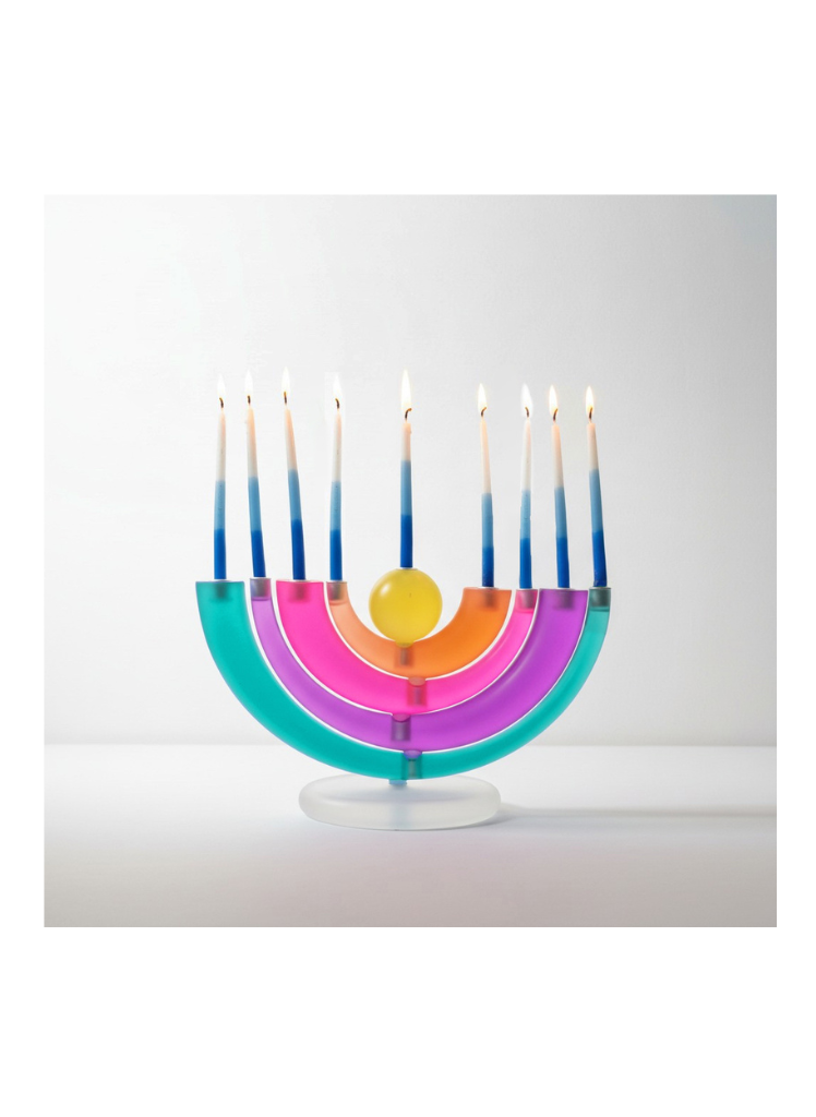 Colours & Lights Menorah - 4 Art Partners