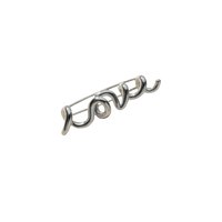 Love Brooch - Sterling Silver