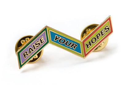 Raise Your Hopes Enamel Pin - Lakwena - 4 Art Partners