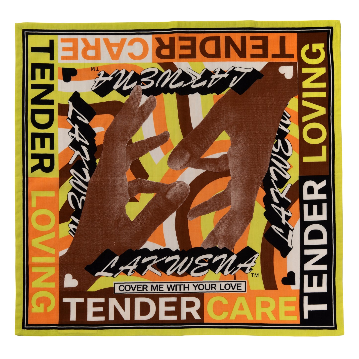 Tender Loving Care Bandana – Orange - 4 Art Partners