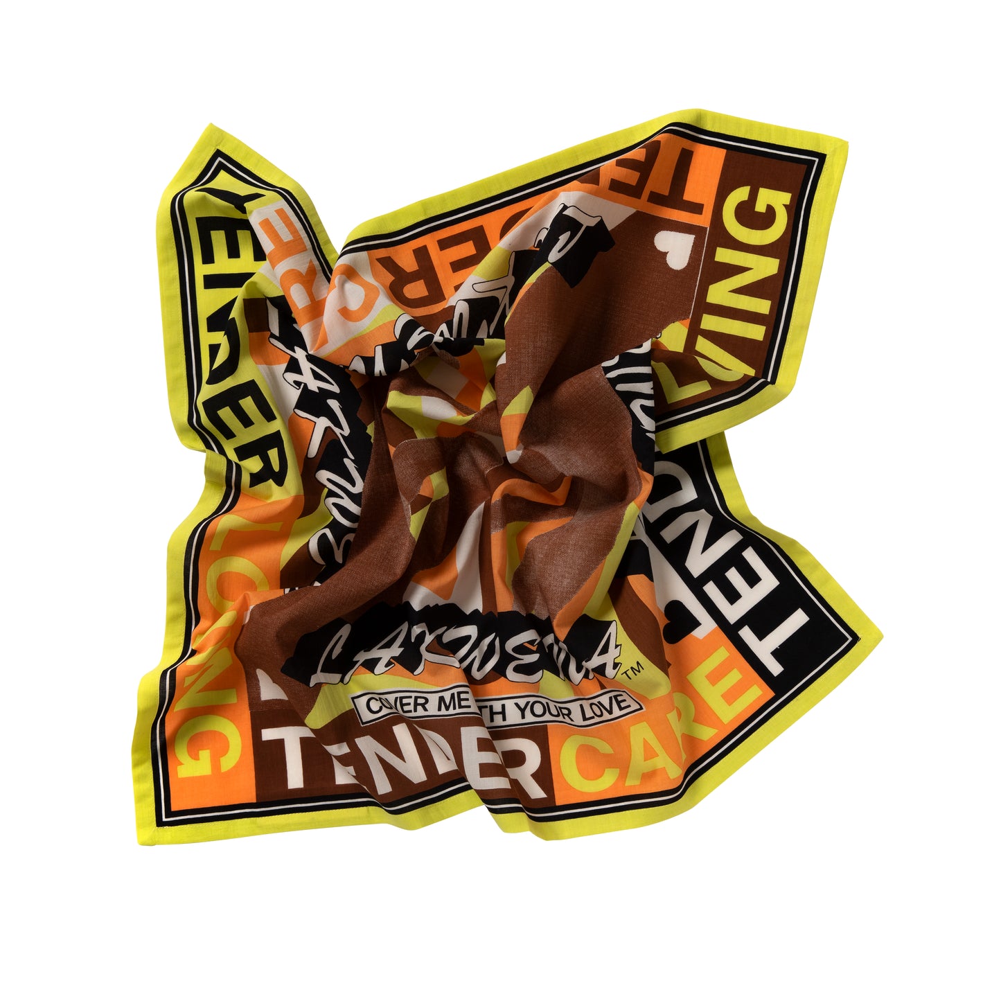 Tender Loving Care Bandana – Orange - 4 Art Partners