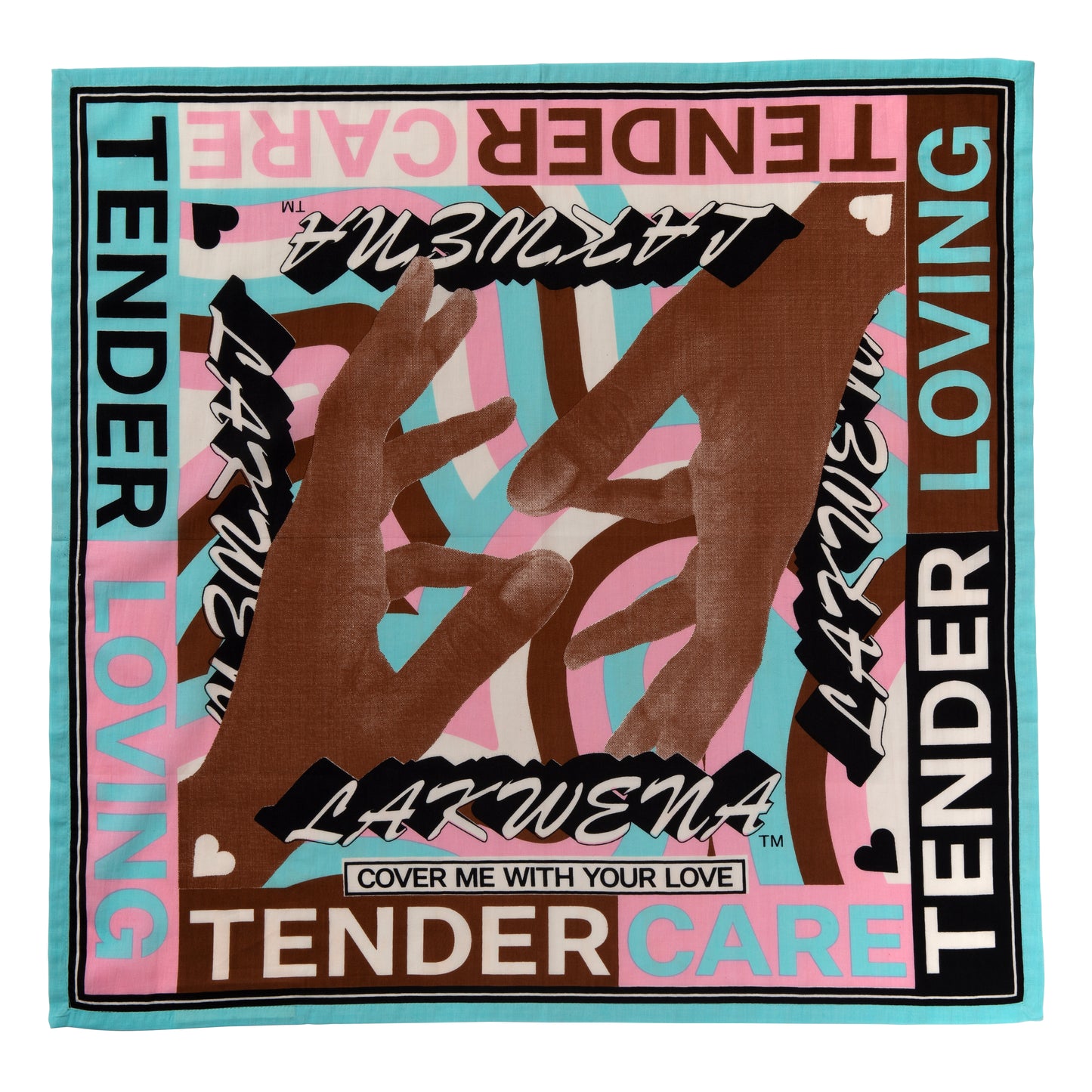 Tender Loving Care Bandana – Blue / Pink - 4 Art Partners