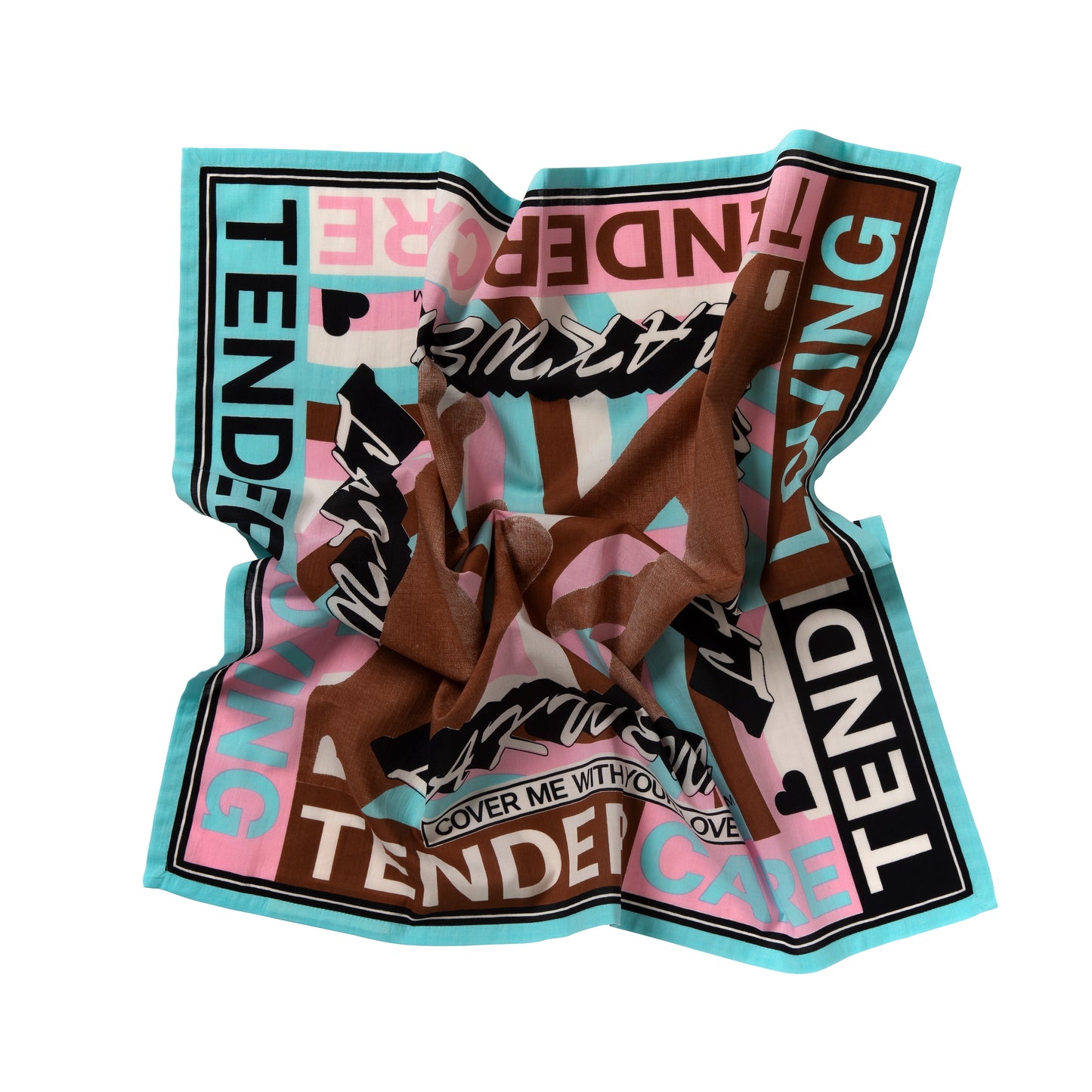 Tender Loving Care Bandana – Blue / Pink - 4 Art Partners
