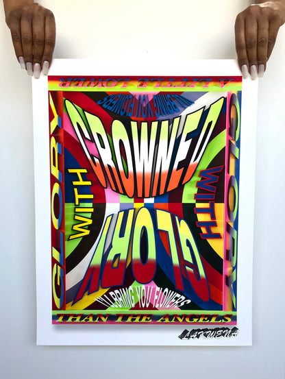 Crowned with Glory Poster - Lakwena - 4 Art Partners