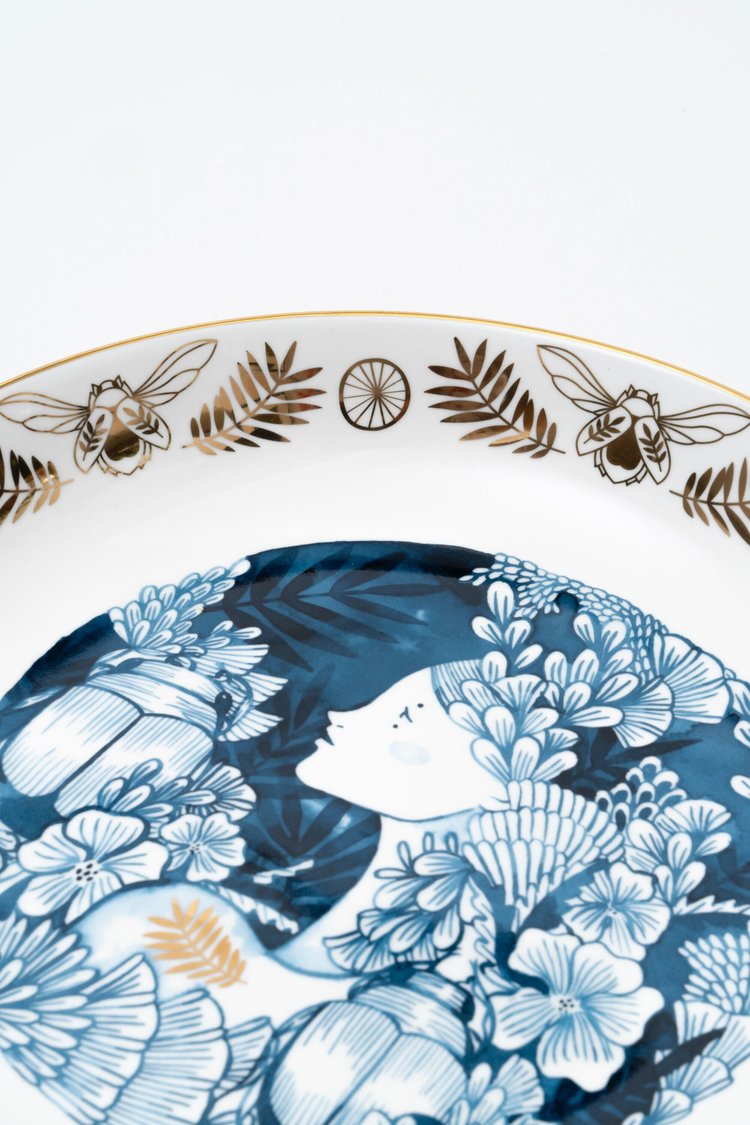 designer porcelain bowl 