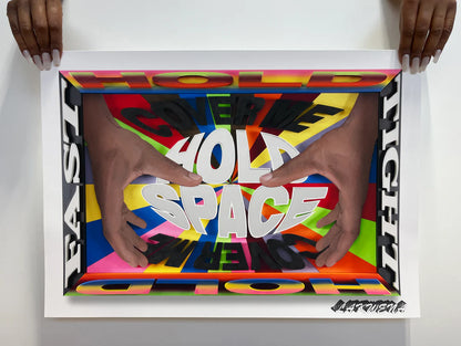 Hold Space Poster - Lakwena - 4 Art Partners