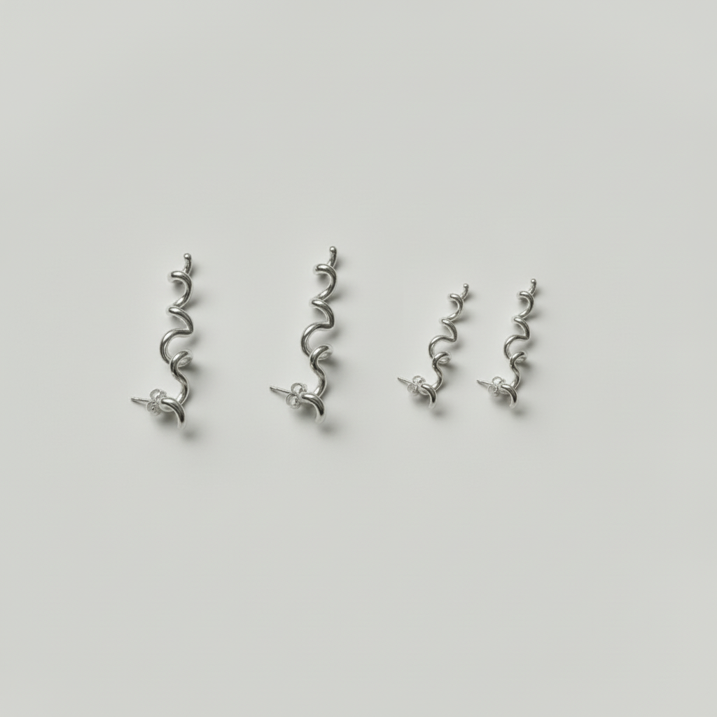 Love Earings - Sterling Silver