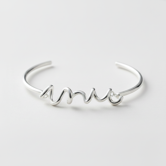 Love Cuff Bracelet - Sterling Silver - 4AP Valentine's Collection