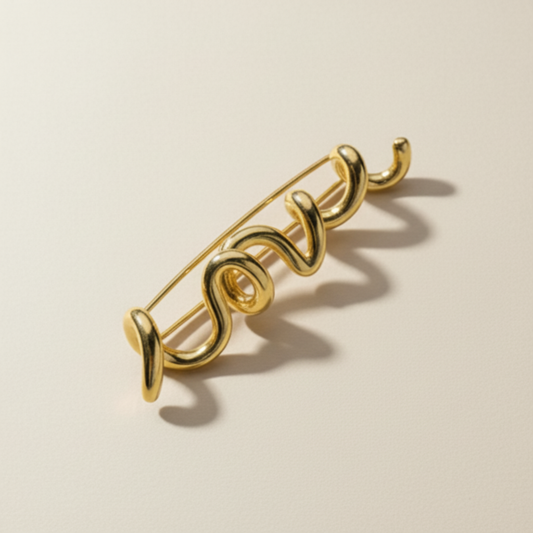 Love Brooch - Gold Plated - 4AP Valentine's Collection