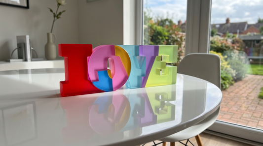 Pre-Order: LOVE Translucent sculpture