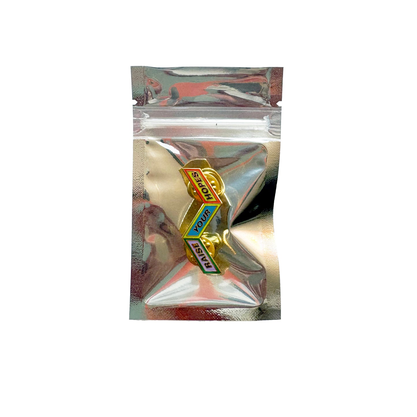 Raise Your Hopes Enamel Pin - Lakwena - 4 Art Partners